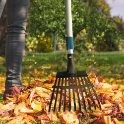 GTLR12-018 GREEN APPLE Грабли веерные телескопические (+50 см) | GREEN APPLE