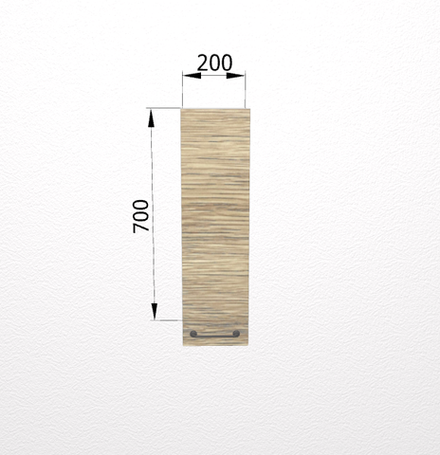 Лофт Дуб майский П 200