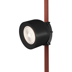 DK5640-BK Поворотный светильник для трека-ремня Belty Smart, серия Spot, со светодиодом, D100*H107мм, 48V DC, 12W, RA90, 38°, 2700-6000K, IP20, черный, алюминий