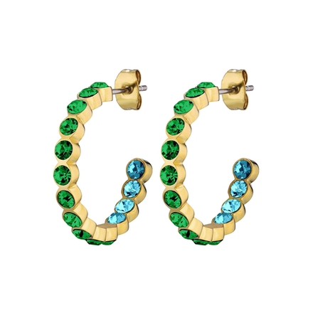 Серьги Dyrberg Kern HOLLY SG GREEN 390107