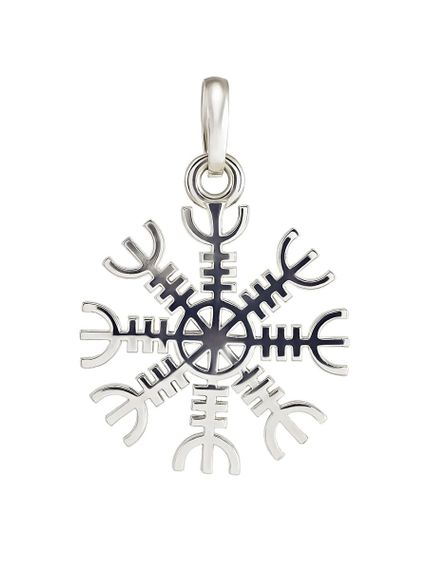 Купить агисхьяльм Фафнира подвеску из серебра просто в интернет-магазине с доставкой.