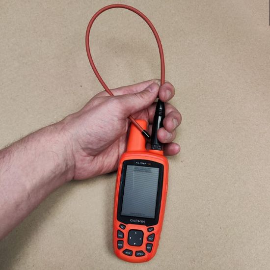 Антенна гибкая для Garmin Alpha 10 / 50 / 100 / 200 / 300 и Garmin Astro 220 / 320 / 430 / 900 (Красный)