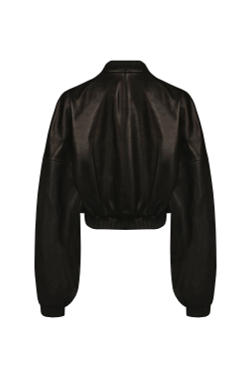 Черная кожаная куртка