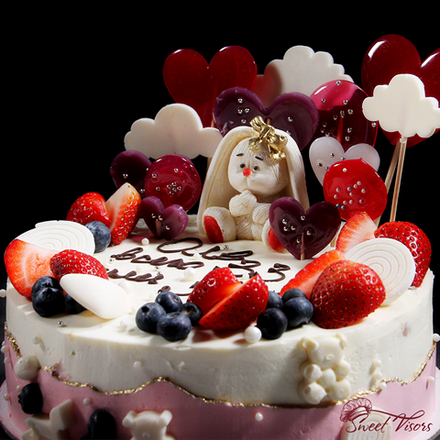 "Зайка в шариках" (декор)