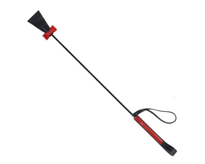 Стек черный с декором бантик и хлопушкой петлей