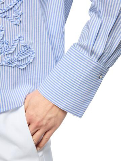 Marc Cain Рубашка укороченная с вышивкой