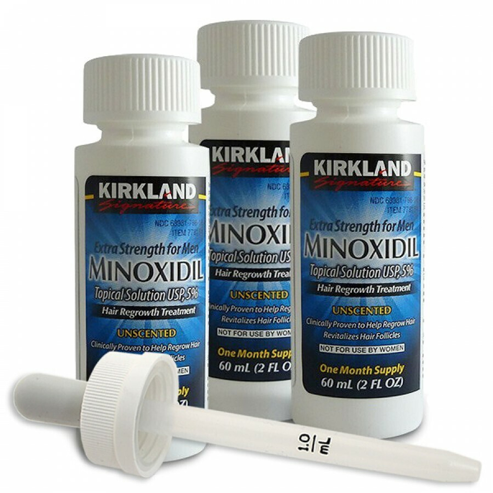 Kirkland Minoxidil - Лосьон для роста бороды  КИРКЛАНД МИНОКСИДИЛ 5% (60МЛ)