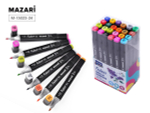 Набор маркеров для скетчинга двусторонние,24цв,Main colors FANTASIA(Mazari)
