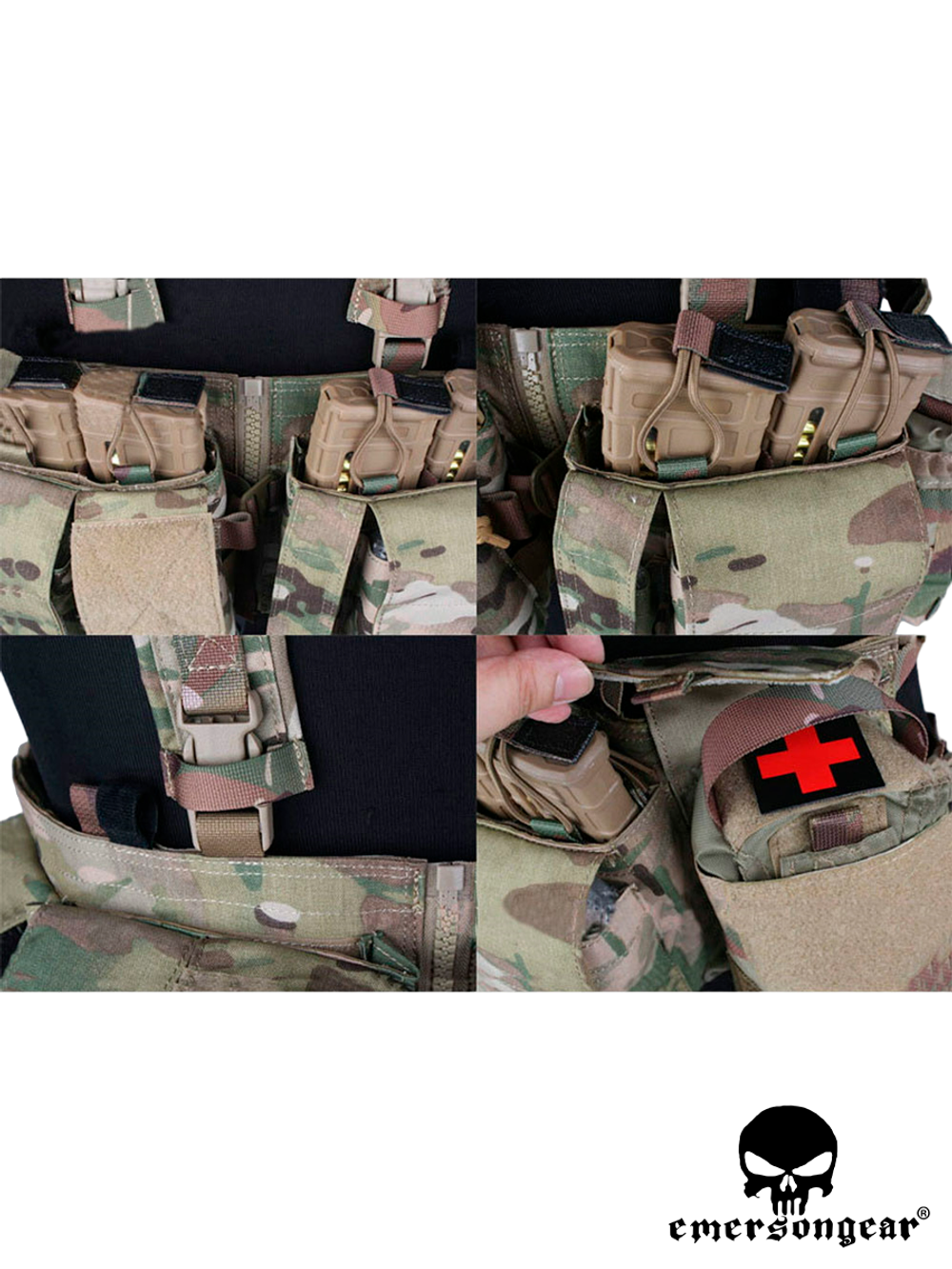 Разгрузочная система EmersonGear UW Gen V Split Front Chest Rig (EM7451). Мультикам