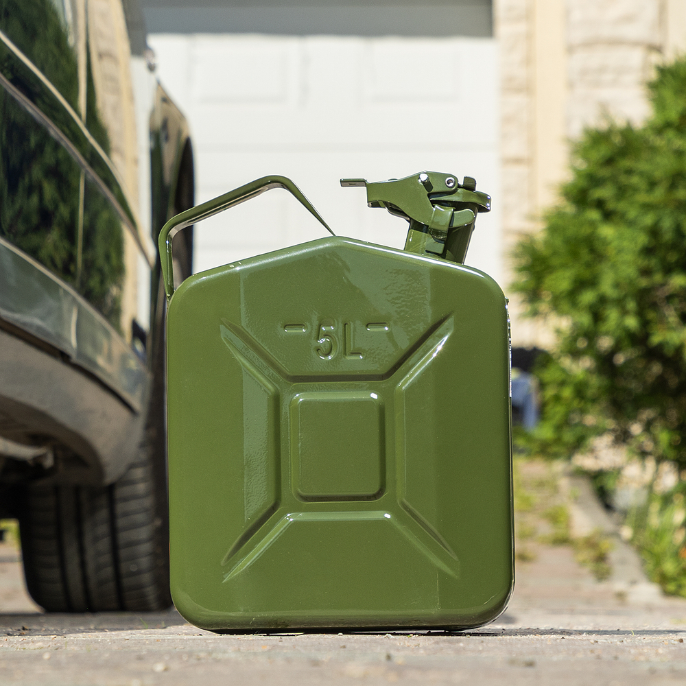 Канистра для ГСМ, металлическая, 5 литров Stels