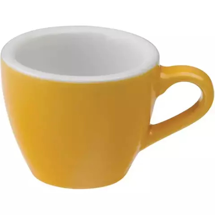 Чашка кофейная «Эгг» фарфор 80мл горчич