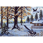 "Ранний снег"-0645 канва с рисунком