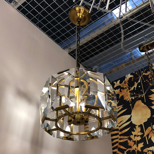 Люстра Cloyd HENRIK C4 / Ø36 см - латунь темная (арт.10299)