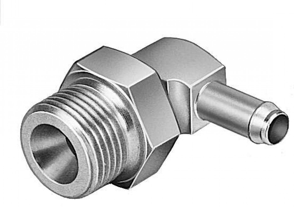 Штуцер ниппельный угловой Festo LCN-1/4-PK-4 (комплект 10 шт)