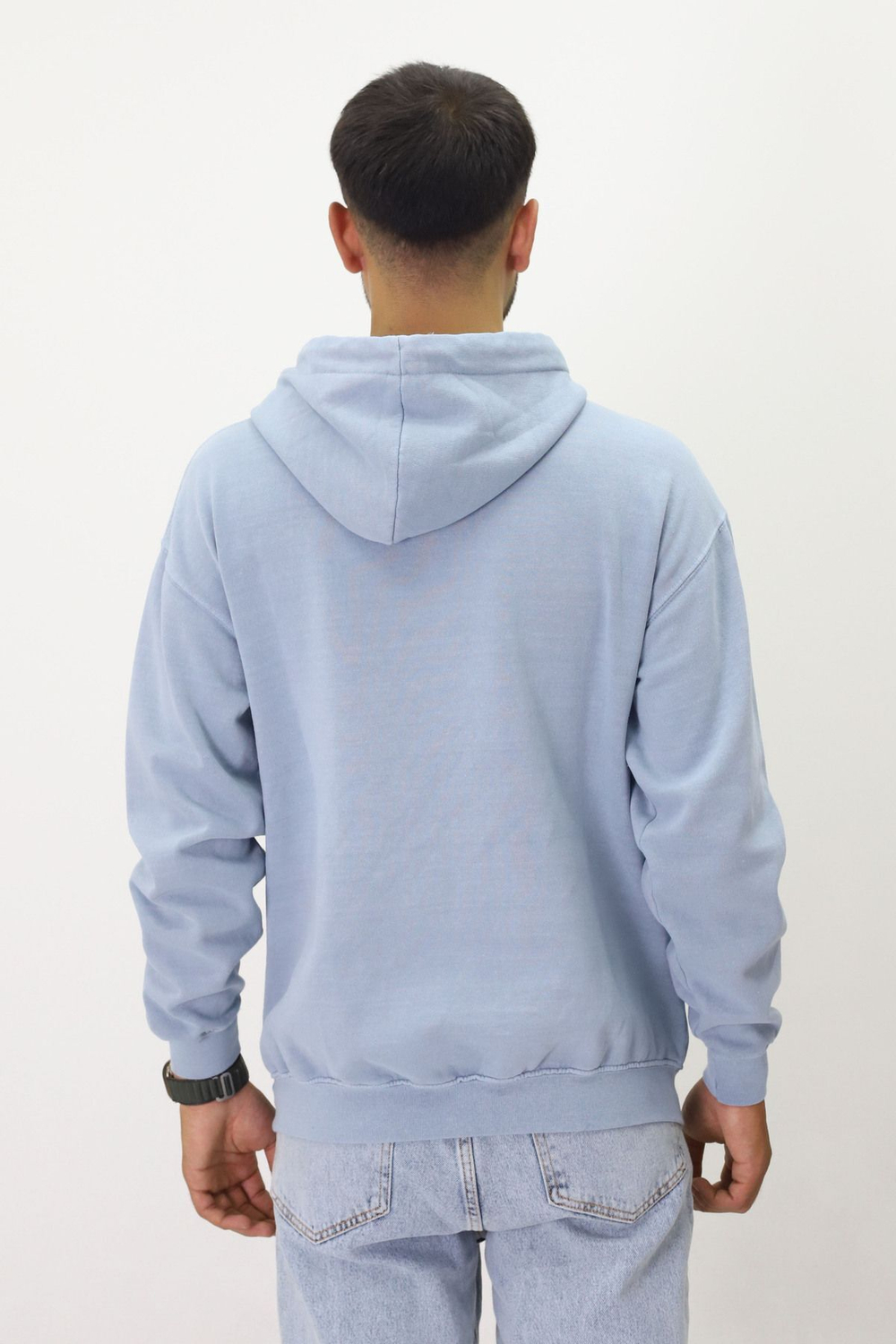 Diop Eskitme Desenli Unisex Hoodie Свитшот