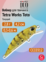 Воблер DUO Tetra Works Toto 42 S, CCC0075 Lemon Boost
