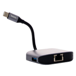 Адаптер Type-C - Lan Hoco HB9 (RJ45/USB)