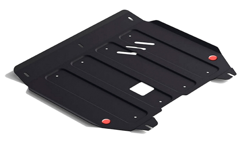 Защита картера и КПП АвтоБроня для Kia Venga (V - все) 2009-2017, штампованная, сталь 1.8 мм, с крепежом, 111.02817.1