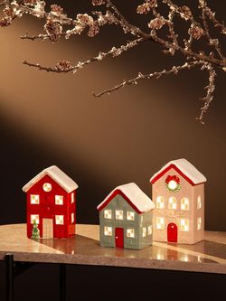 Домик с подсветкой Fensmark из коллекции New Year Essential, 15 см