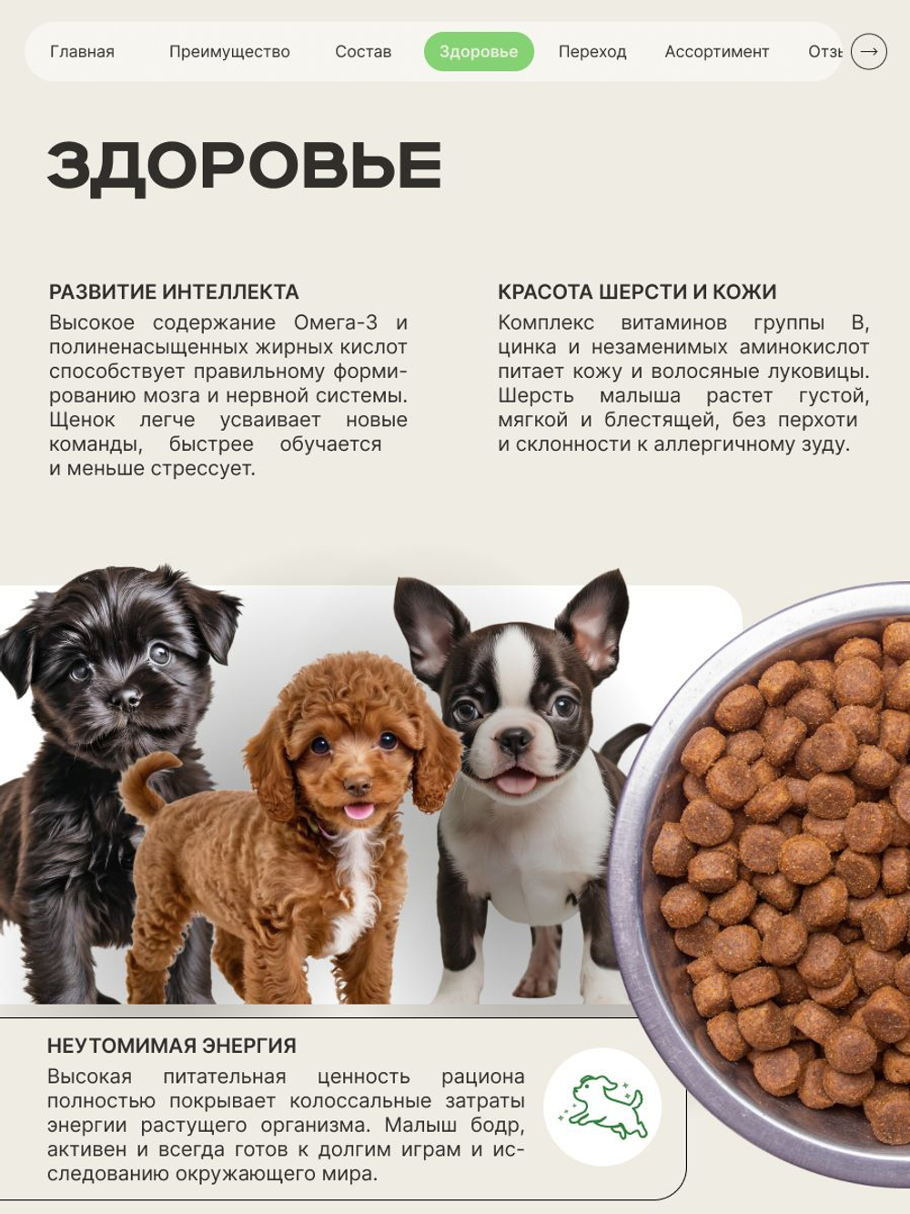 Корм сухой для щенков породы Среднеазиатская овчарка (Алабай), с ягненком, 12 кг, QUATTRO