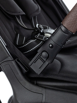 Прогулочная коляска Kidzi Breezy + накидка на ножки Black