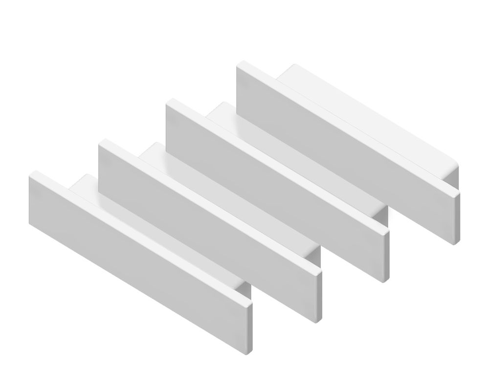 Ambrella Заглушка для накладного алюминиевого профиля GP1800 (комплект 4шт) Alum Profile GP8450