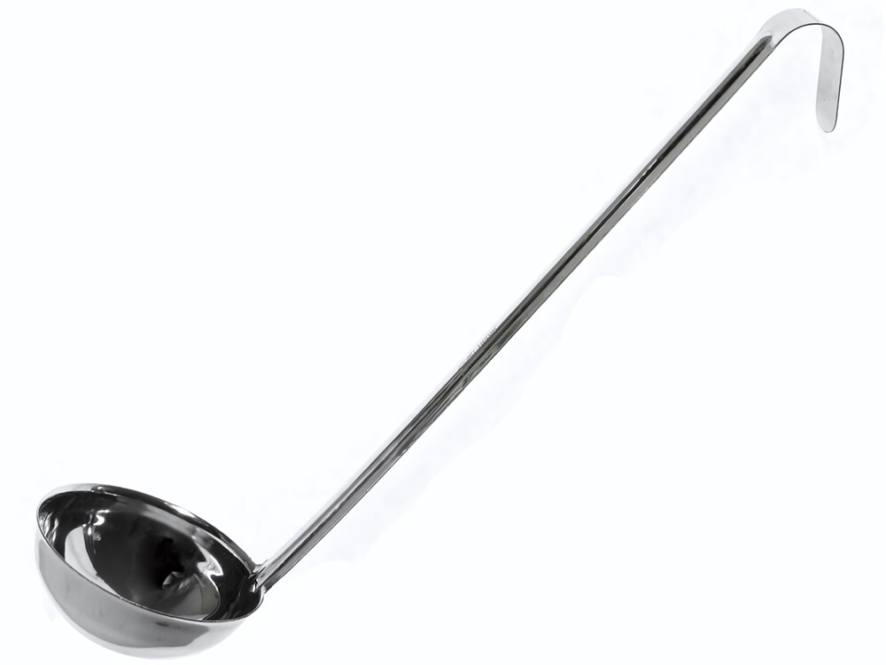 Половник 200мл с маркировкой профессиональный цельнотянутый