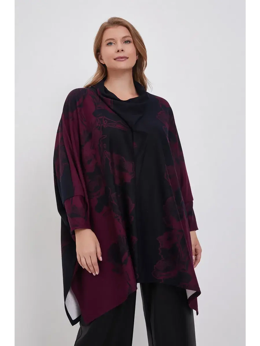 Туника объемная оверсайз