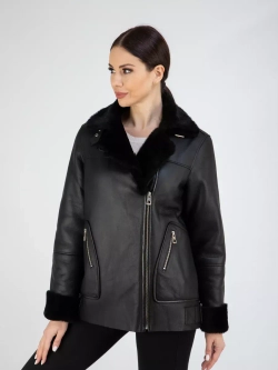 Дубленка авиатор натуральная зимняя