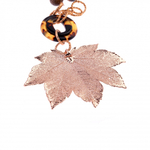 Колье лист Ester Bijoux Японский Клён CL1216-RG BR