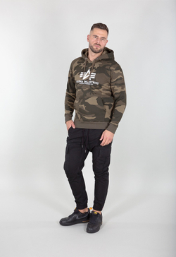 Толстовка мужская ALPHA INDUSTRIES Basic Hoody Camo