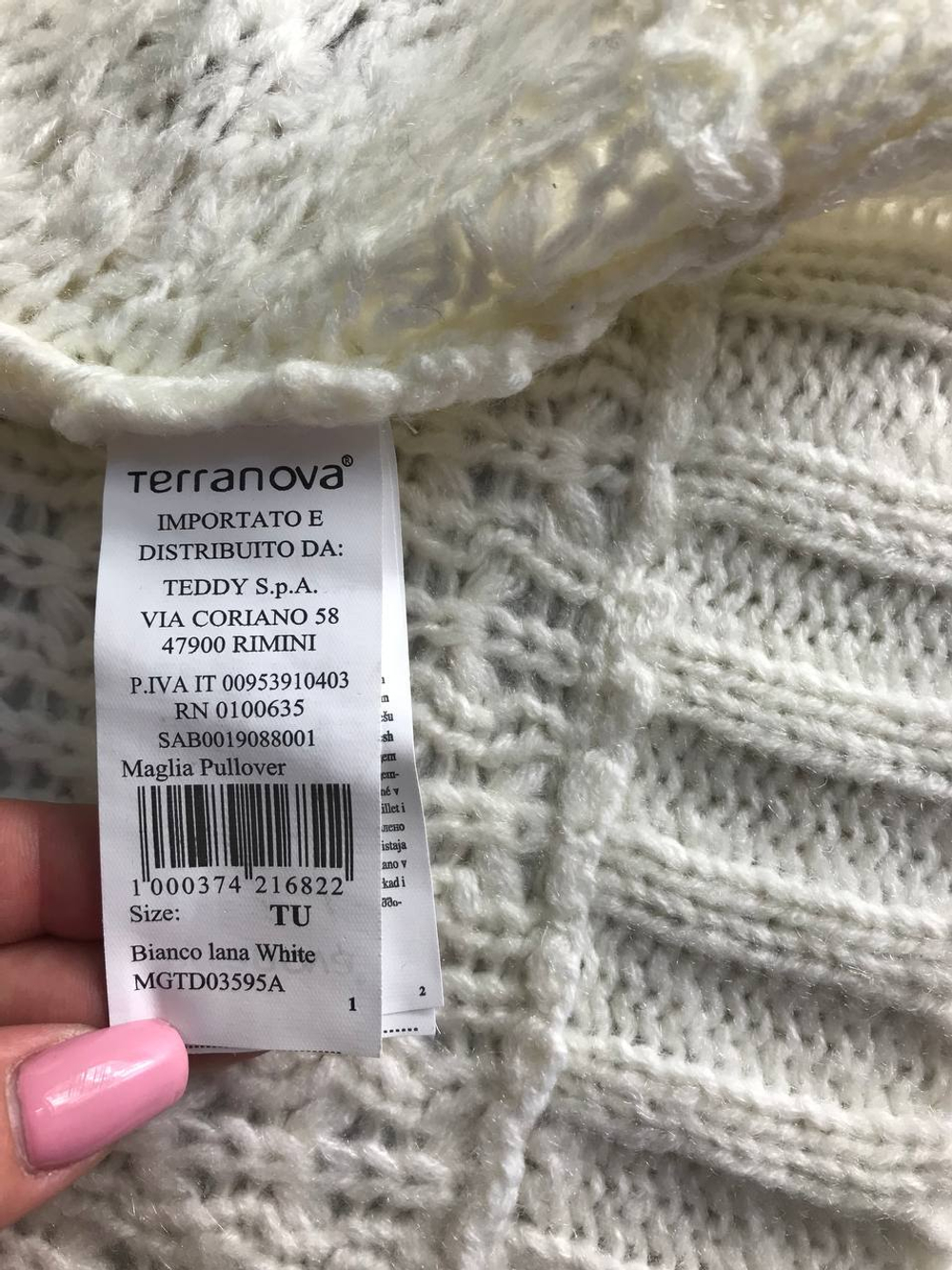 Пончо Terranova для осеннего образа, визуально на 44/46 размер