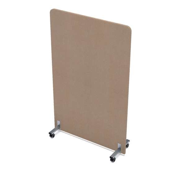 011.МП.1016 Акустическая мобильная перегородка на колесных опорах (1000*377*1600)