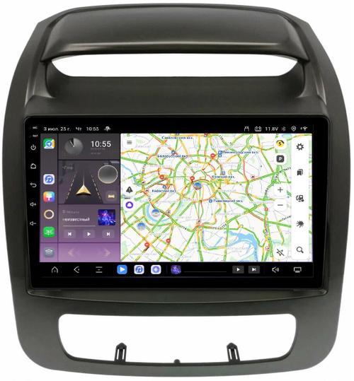 Магнитола для KIA Sorento 2 XM 2012-2020 c экраном климата снизу - Kuberg OL-9794-1 QLed, Android 13, Быстрейшая, CarPlay, SIM-слот