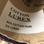 COTTON LUREX; 95% хлопок, 5% люрекс; 400м/100гр; Шнурок; цвет: черная нить , люрекс фуксия