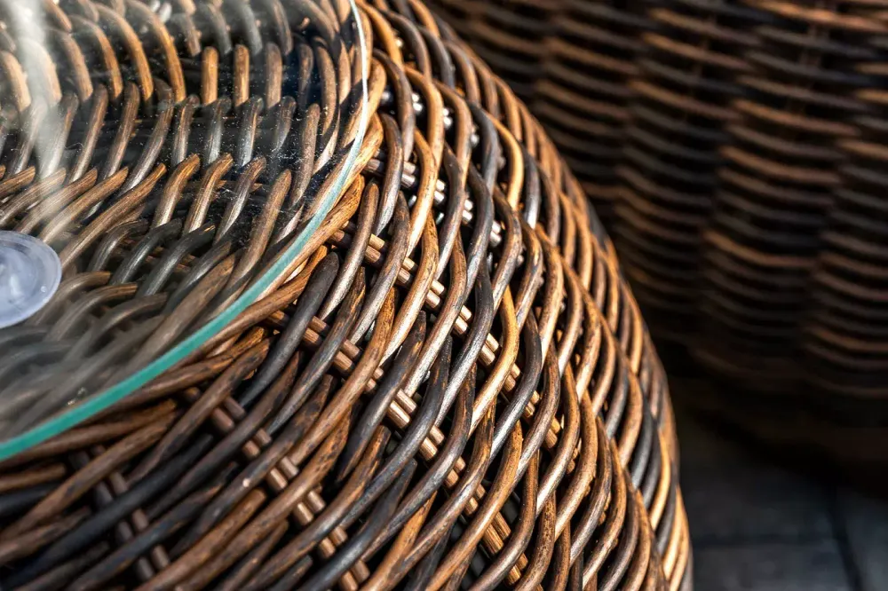 "Барселона" лаунж-зона из искусственного ротанга, цвет коричневый