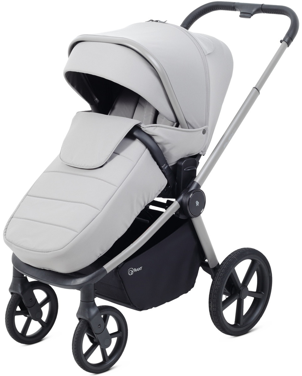 Детская коляска Rant Flex Therm Soft 3 в 1 с автокреслом Evomax Grey Stone Grey