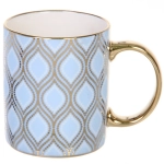 Кружка керамическая 350мл «Золотая нежность», микс 4рисунка