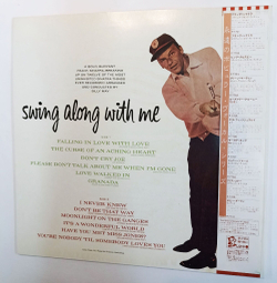 Винтажная виниловая пластинка Frank Sinatra Swing Along With Me (Japan 1984)