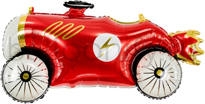 Шар (36''/91 см) Фигура, Гоночный спорткар, Красный, 1 шт.