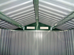 Металлический сарай GreenStorage Арчер B коричневый