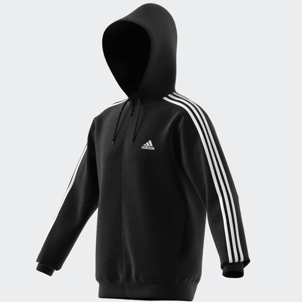 Толстовка мужская ADIDAS M 3S FL FZ HD