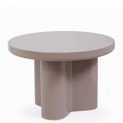 Кофейный стол Savanna Ø60х40 см, бежевый глянец