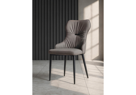 Стул на металлокаркасе Woodville Neli gray, black