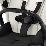Коляска 3 в 1 Cybex Priam IV Matt Black complete и автокресло Cloud T i-Size Mirage Grey Plus Off White
