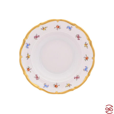 Набор тарелок глубоких Queen's Crown Мелкие цветы 23 см