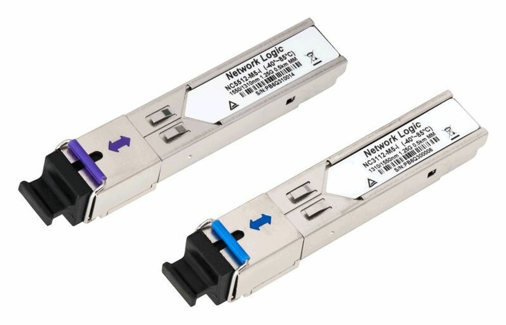 Трансивер Network Logic 1550Tx/1310Rx, SM, SC, 3km /6dB NC5512-03