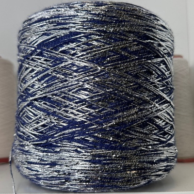 EMPORIUM - Luxury Production by Ri.go.; 90% меринос, 8% фольга, 2% п/а; 220м/100гр; col. 9878, цвет: синий в серебре