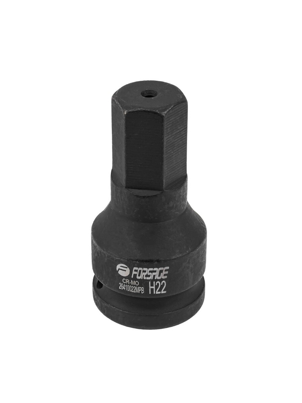 Головка-бита ударная 6-гранная 22мм, 3/4'' Forsage F-26410022MPB