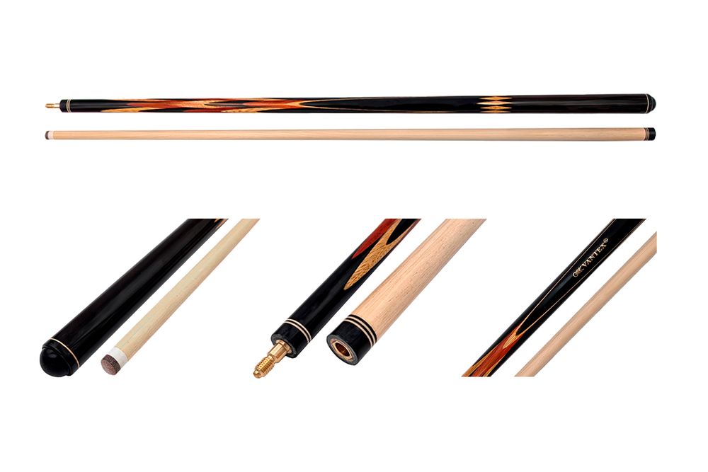 Кий / пирамида 2-pc "Vantex Крокус Лайт" (черный граб, граб) кор